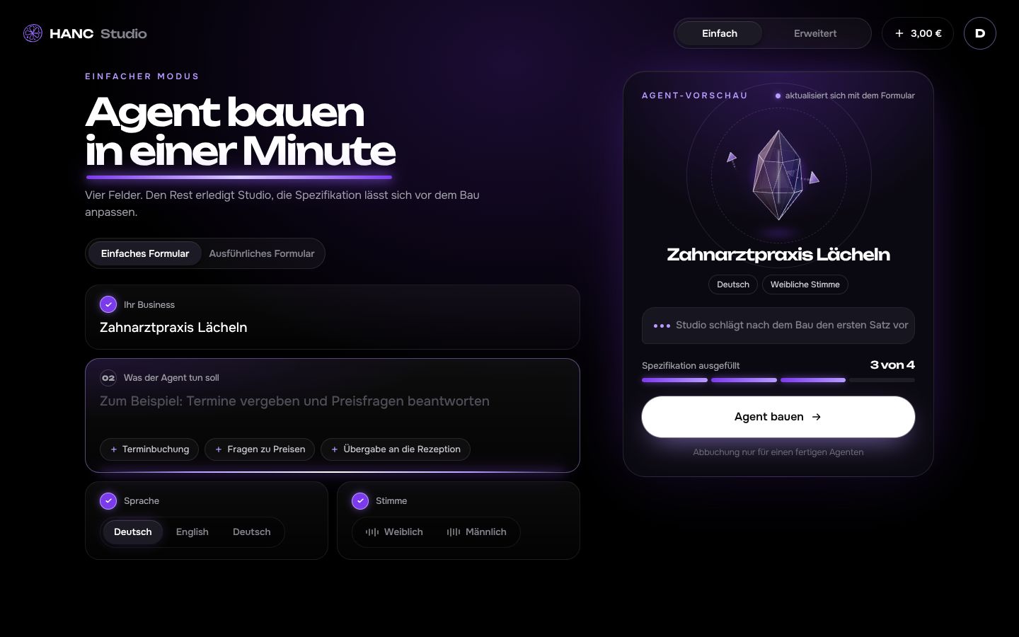 Einfacher Modus